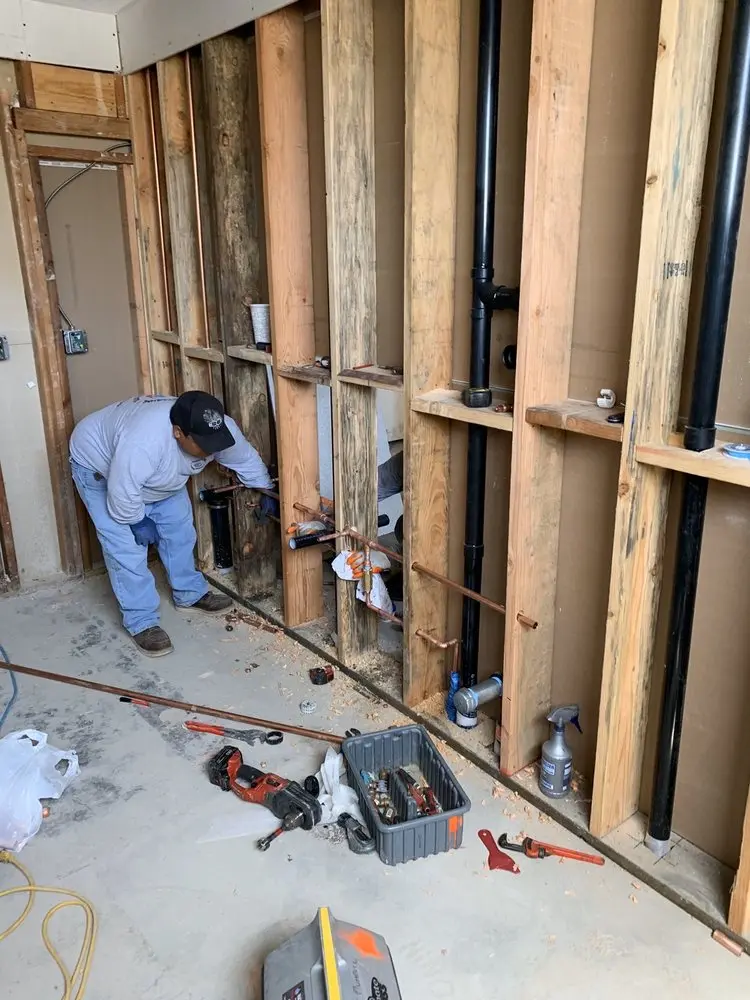Commercial rough-in plumbing for Commercial Plumbing in Yorktown